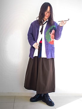 「Yohji Yamamoto（ヨウジヤマモト）のアイテム（リング）」を使った、shohei_kozakiさん（メンズ・174cm）の秋コーディネート