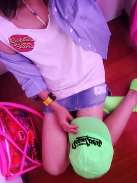 「まだ夏」｜なのひーさん（レディース・158cm）の秋コーディネート