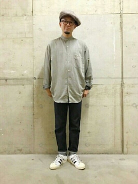 「newsboy」｜くすくすさん（メンズ・167cm）の秋コーディネート