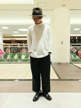 「FREAK'S STORE（フリークスストア）のアイテム（レインシューズ）」を使った、くすくすさん（メンズ・167cm）の秋コーディネート