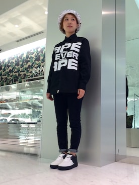 松尾 奈美子さん(レディース・152cm)の夏コーディネート