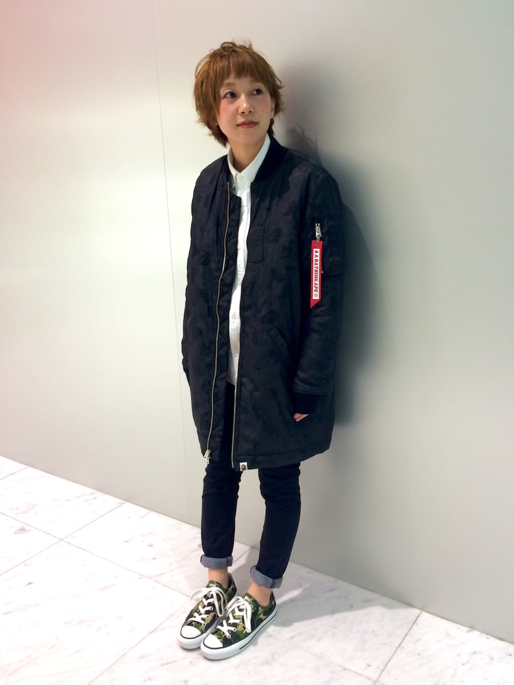 松尾 奈美子(BAPEXCLUSIVE AOYAMA)｜A BATHING APEのミリタリー  