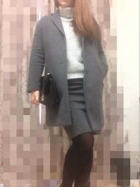 「ANOTHER BRANCH（アナザーブランチ）のアイテム（バッグ）」を使った、Hikalさん（レディース・168cm）の冬コーディネート