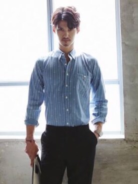 「casualformal」｜Thinkzoさん（メンズ・180cm）の秋コーディネート