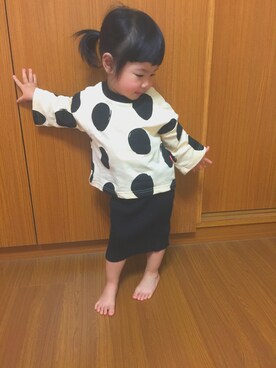 「no brand（ノーブランド）のアイテム（フォーマルスーツ/小物）」を使った、Alleyさん（キッズ・90cm）の春コーディネート