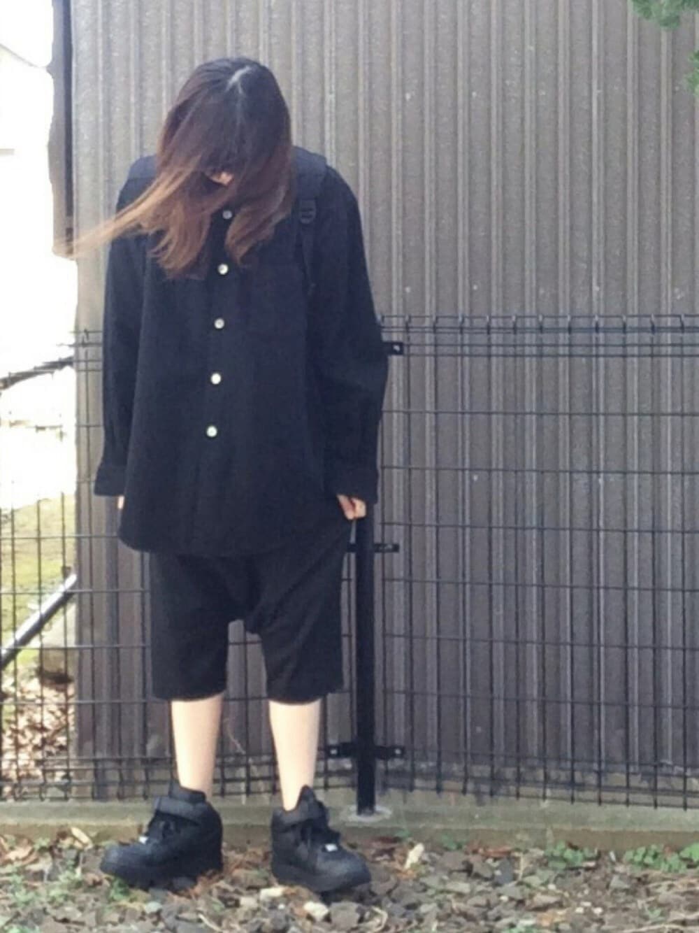 COMME des GARCONS HOMME PLUSのアイテムを使った「サルエル