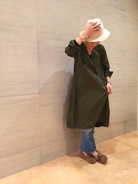 「MADE by sunny side up（サニーサイドアップ）のアイテム」を使った、midoriさん（レディース・166cm）の冬コーディネート