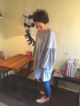 「ARTS & SCIENCE（アーツアンドサイエンス）のアイテム（その他シューズ）」を使った、midoriさん（レディース・166cm）の春コーディネート