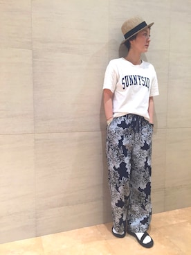 「Teva（テバ）のアイテム（シューズ）」を使った、midoriさん（レディース・166cm）の春コーディネート