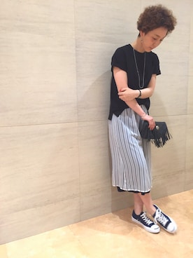 「JACK PURCELL（ジャックパーセル）のアイテム」を使った、midoriさん（レディース・166cm）の春コーディネート