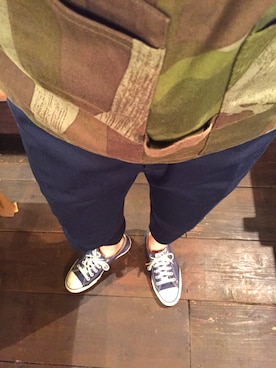 「Nigel Cabourn（ナイジェルケーボン）のアイテム」を使った、midoriさん（レディース・166cm）の秋コーディネート