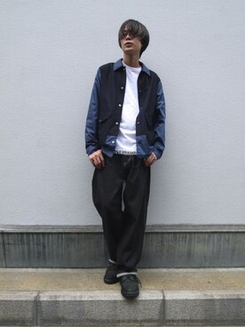 蘇雨さん（メンズ・183cm）の秋コーディネート