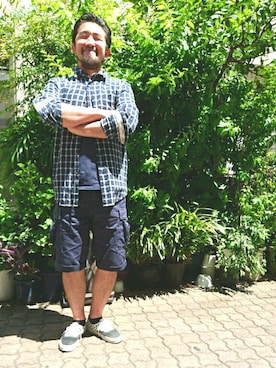 神田潔さん（メンズ・175cm）の夏コーディネート