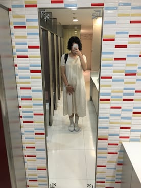 「earth music&ecology（アースミュージックアンドエコロジー）のアイテム（腕時計）」を使った、＊ふかこ＊さん（レディース・175cm）の夏コーディネート