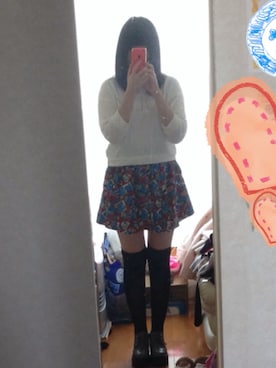 「dazzlin（ダズリン）のアイテム（ブーティ）」を使った、RISEさん（レディース・156cm）の春コーディネート