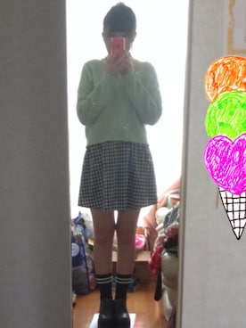 「dazzlin（ダズリン）のアイテム（ブーティ）」を使った、RISEさん（レディース・156cm）の春コーディネート