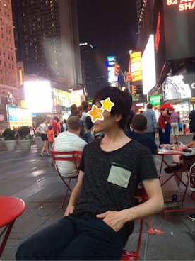 「Times square」｜どまさん（メンズ・173cm）の夏コーディネート