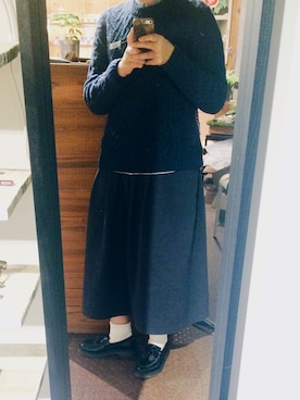LO1Oさん(レディース・157cm)の冬コーディネート