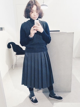 LO1Oさん（レディース・157cm）の冬コーディネート