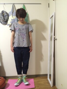 「FRAPBOIS half」｜yunaさん（レディース・162cm）の春コーディネート
