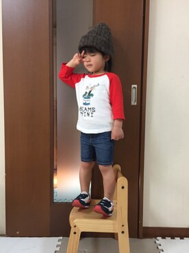 「PATRICK（パトリック）のアイテム」を使った、yumeさん（キッズ・100cm）の春コーディネート