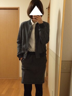「LBC（エルビーシー）のアイテム（セットアップ）」を使った、mwさん（レディース・166cm）の冬コーディネート