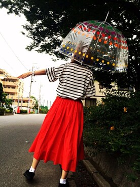 n@omiさん（レディース・159cm）の夏コーディネート