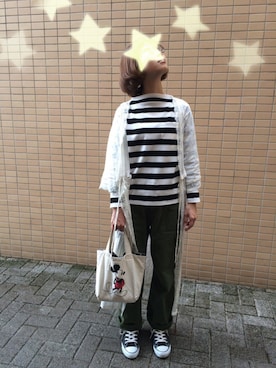 n@omiさん（レディース・159cm）の春コーディネート