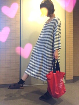 「ohana（オハナ）のアイテム」を使った、n@omiさん（レディース・159cm）の夏コーディネート