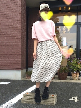 n@omiさん(レディース・159cm)の夏コーディネート