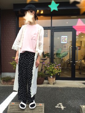 n@omiさん（レディース・159cm）の夏コーディネート