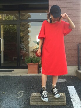 n@omiさん（レディース・159cm）の夏コーディネート