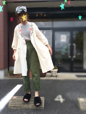 n@omiさん(レディース・159cm)の夏コーディネート