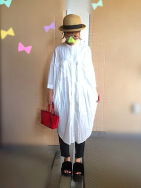 n@omiさん（レディース・159cm）の夏コーディネート