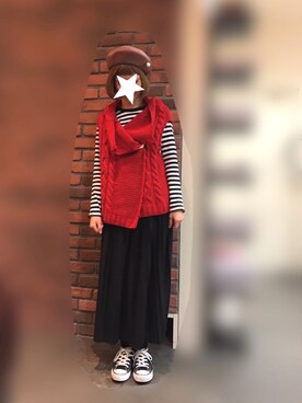 n@omiさん（レディース・159cm）の秋コーディネート