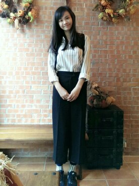 「EYESCREAM（アイスクリーム）のアイテム」を使った、jennyさん（レディース・172cm）の夏コーディネート