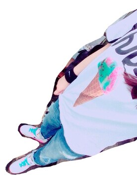 「NIKE(ナイキ)のアイテム(バングル/リストバンド)」を使った、Reeさん(レディース・163cm)の秋コーディネート