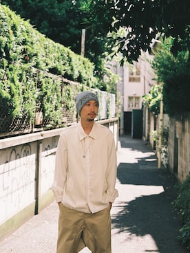 「アイテム（その他アウター）」を使った、FUJITAHIROYUKIさん（メンズ・178cm・30代）の夏コーディネート