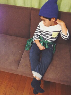 ryupoさん（キッズ・100cm）の秋コーディネート