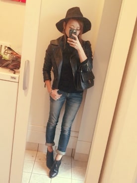 「冬」｜「しまむら（シマムラ）のアイテム」を使った、mayuさん（レディース・151cm）の秋コーディネート