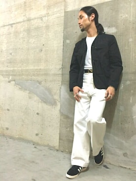 「CP80s」｜藤本拓也さん（メンズ・172cm）の春コーディネート