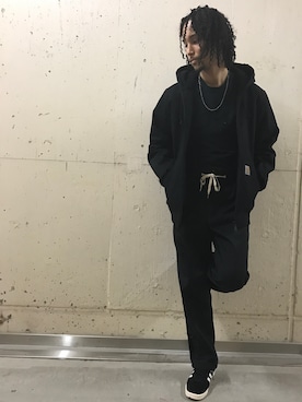 「アイテム（ブルゾン）」を使った、藤本拓也さん（メンズ・172cm）の秋コーディネート