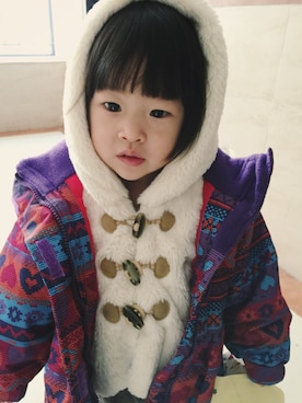 「next（next）のアイテム（ダウンジャケット/コート）」を使った、babymiaさん（キッズ・90cm）の春コーディネート