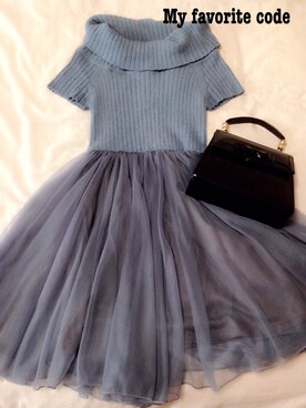 「おめかしコーデ」｜harukaさん（レディース・164cm）の春コーディネート