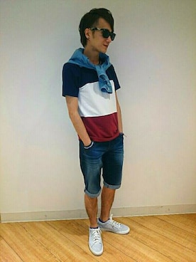 ニコルさん(メンズ・170cm)の夏コーディネート