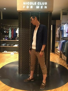 ニコルさん（メンズ・176cm）の夏コーディネート