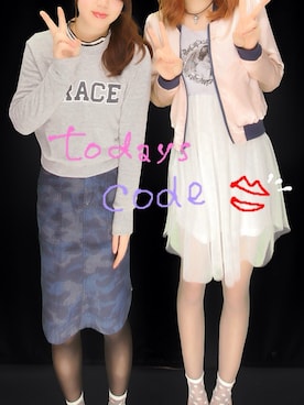「jouetie（ジュエティ）の【GIRLY】タッセルローファー（パンプス、ピンク系）」を使った、ayaka ☆さん（レディース・165cm）の春コーディネート