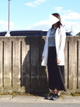 「ハイネックトップス」｜めしりんさん（レディース・163cm）の春コーディネート