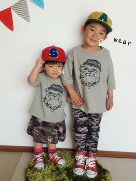 onachuさん(キッズ・80cm)の春コーディネート