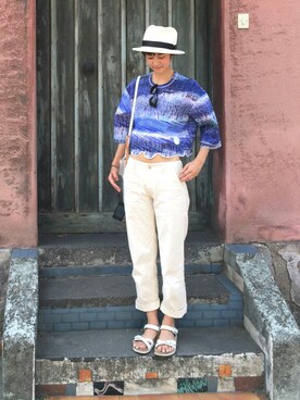 佐山かほりさん（レディース・170cm）の夏コーディネート